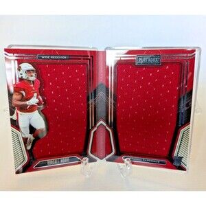 RONDALE MOORE 2021 Panini Playbook JUMBO JERSEY BOOKLET /99 RC Rookie CARDINALS